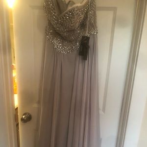 Light blue prom dress